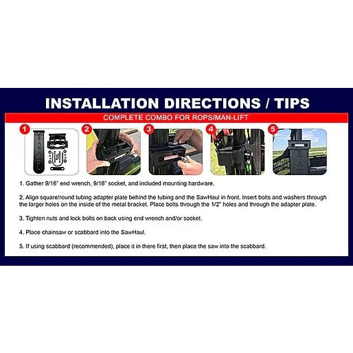 SawHaul Complete Kit for ROPS / Man Lift - Image 8